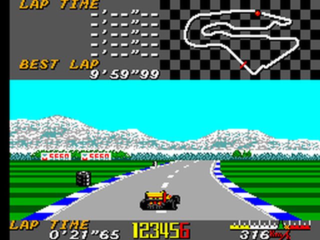 Pantallazo de Ayrton Sennas Super Monaco GP II para Sega Master System