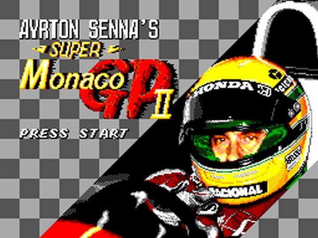 Pantallazo de Ayrton Sennas Super Monaco GP II para Sega Master System