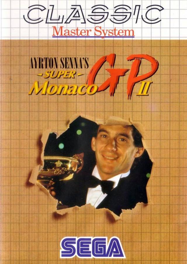Caratula de Ayrton Sennas Super Monaco GP II para Sega Master System