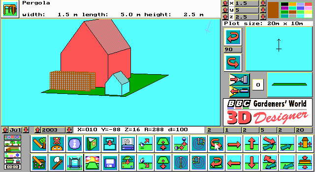 Pantallazo de BBC Gardeners' World: 3D Designer para PC