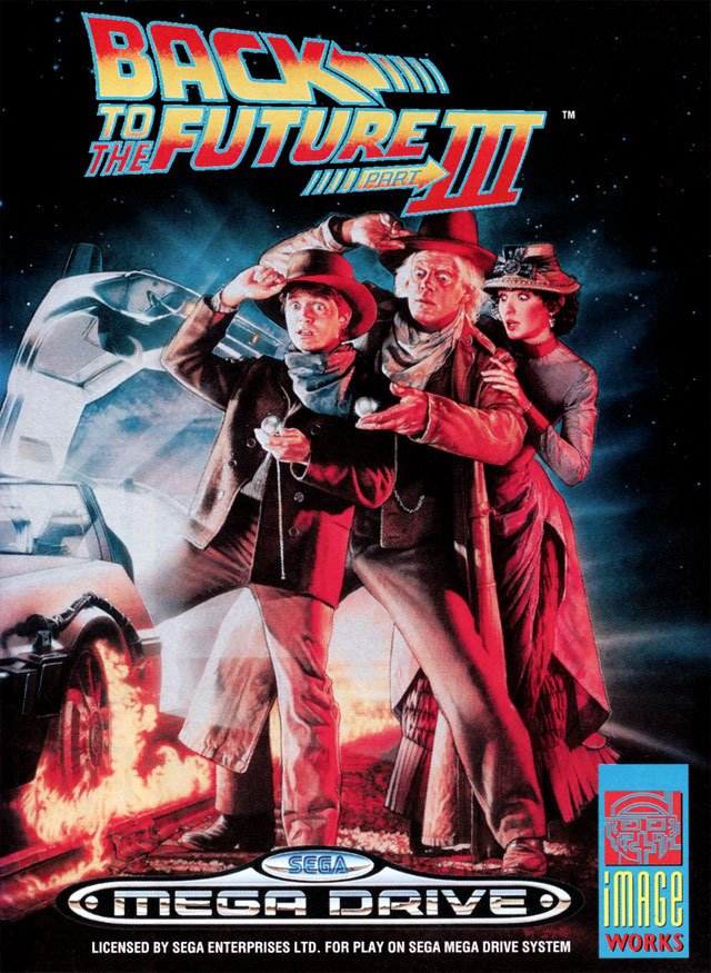 Caratula de Back to the Future Part III para Sega Megadrive