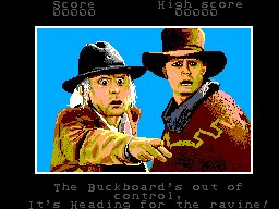 Pantallazo de Back to the Future Part III para Sega Master System