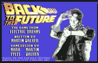 Pantallazo de Back to the Future para Commodore 64
