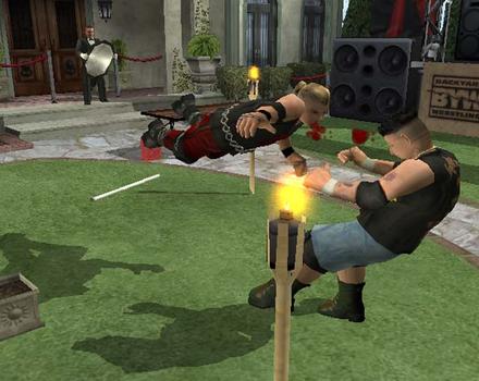 Pantallazo de Backyard Wrestling: Don't Try This at Home para PlayStation 2