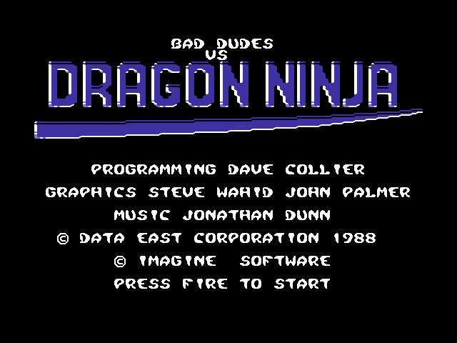 Pantallazo de Bad Dudes Vs Dragon Ninja para Commodore 64