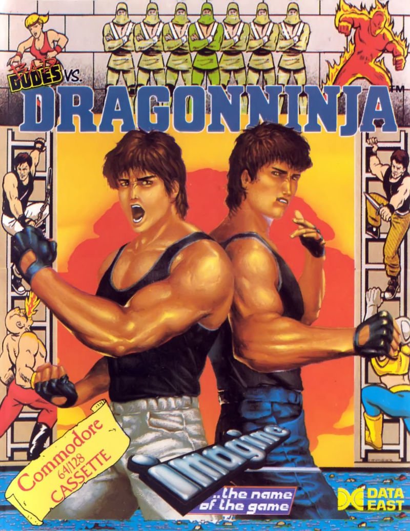 Caratula de Bad Dudes Vs Dragon Ninja para Commodore 64
