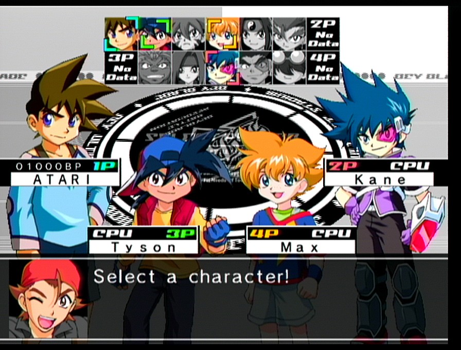 Pantallazo de Bakuten Shoot Beyblade 2002 Nettoh! (Japonés) para GameCube