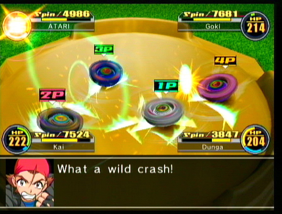 Pantallazo de Bakuten Shoot Beyblade Dragon (Japonés) para GameCube