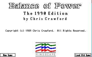 Pantallazo de Balance Of Power: The 1990 Edition para Amiga