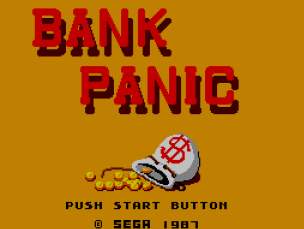 Pantallazo de Bank Panic para Sega Master System