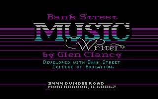 Pantallazo de Bank Street Music Writer para PC