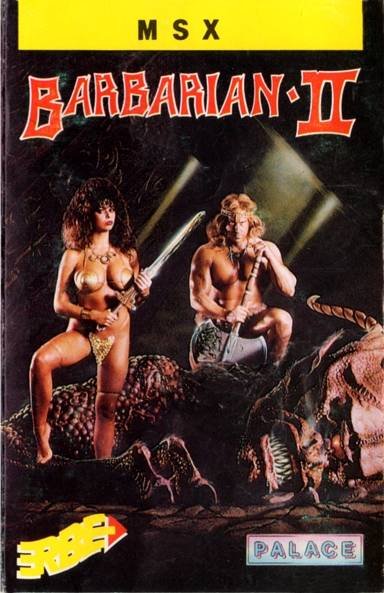 Caratula de Barbarian II: The Dungeon of Drax para MSX