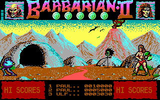 Pantallazo de Barbarian II: The Dungeon of Drax para PC