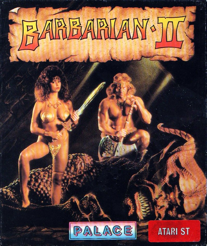 Caratula de Barbarian II : The Dungeon of Drax para Atari ST