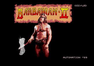 Pantallazo de Barbarian II : The Dungeon of Drax para Atari ST