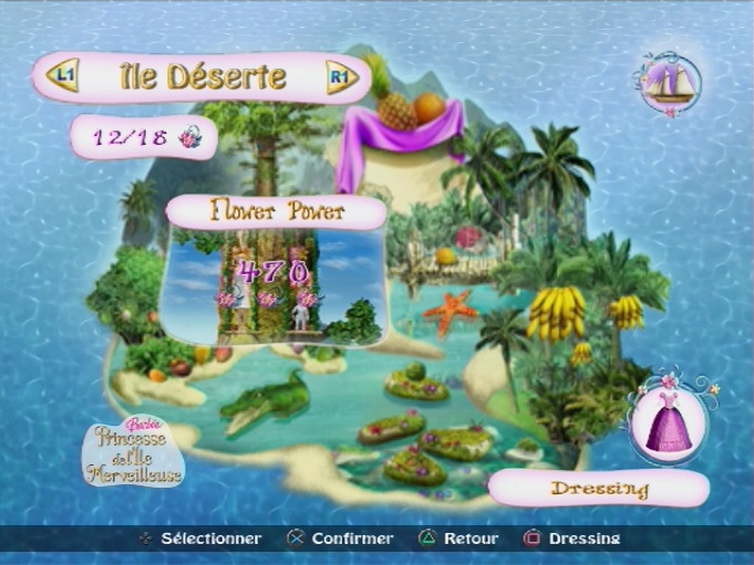 Pantallazo de Barbie: La Princesa De Los Animales para PlayStation 2