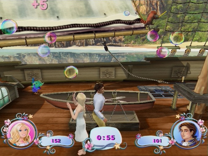 Pantallazo de Barbie: La Princesa De Los Animales para PlayStation 2