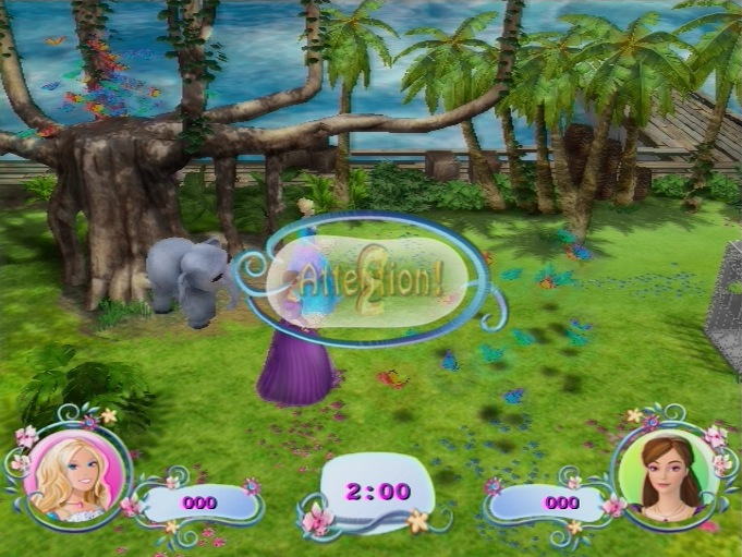 Pantallazo de Barbie: La Princesa De Los Animales para PlayStation 2