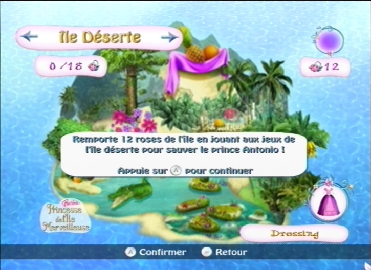 Pantallazo de Barbie: La Princesa De Los Animales para Wii