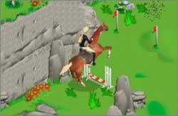Pantallazo de Barbie Horse Adventures: Blue Ribbon Race para Game Boy Advance