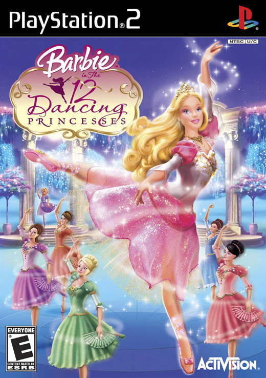 Caratula de Barbie in the 12 Dancing Princesses para PlayStation 2