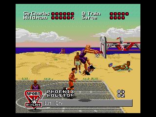 Pantallazo de Barkley: Shut Up and Jam! para Sega Megadrive