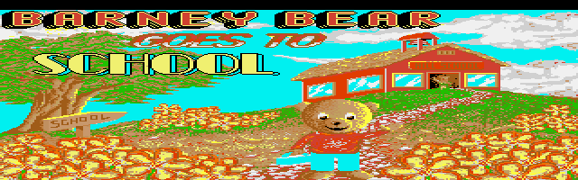 Pantallazo de Barney Bear Goes to School para PC
