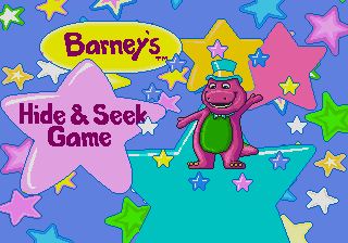 Pantallazo de Barney's Hide & Seek Game para Sega Megadrive