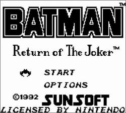 Pantallazo de Batman: Return of the Joker para Game Boy