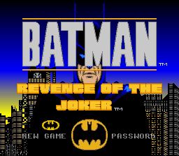 Pantallazo de Batman Revenge of the Joker para Super Nintendo