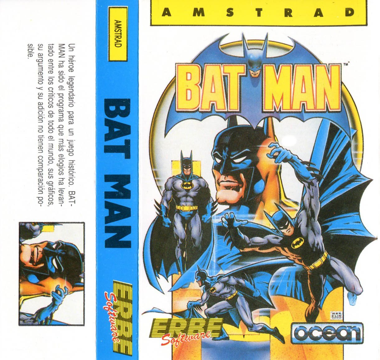 Caratula de Batman para Amstrad CPC