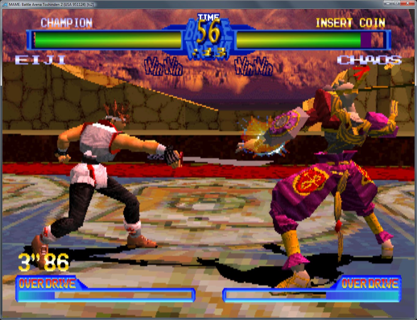 Pantallazo de Battle Arena Toshinden 2 para M.A.M.E.