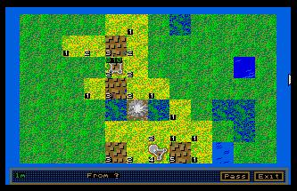 Pantallazo de Battle for the Throne para Atari ST