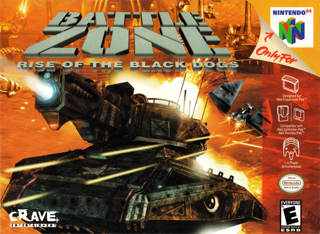 Caratula de Battlezone: Rise of the Black Dogs para Nintendo 64