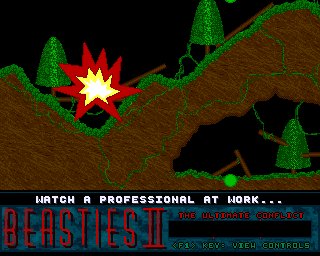 Pantallazo de Beasties II: The Ultimate Conflict para Amiga