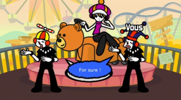 Pantallazo de Beat The Beat: Rhythm Paradise para Wii