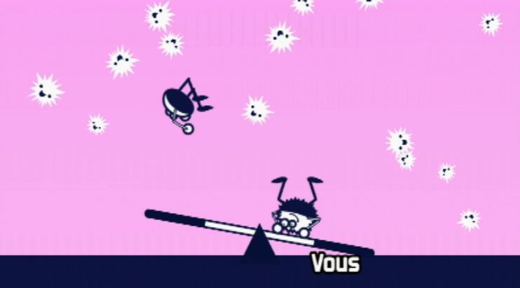 Pantallazo de Beat The Beat: Rhythm Paradise para Wii