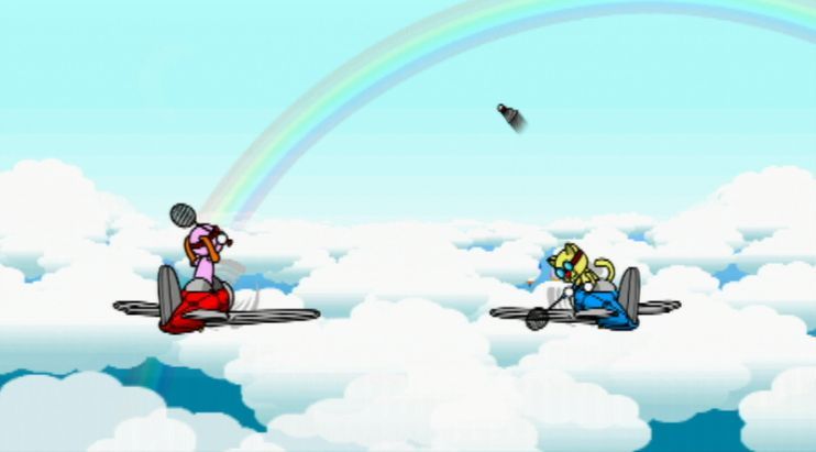 Pantallazo de Beat The Beat: Rhythm Paradise para Wii