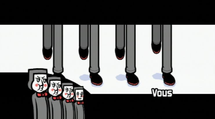 Pantallazo de Beat The Beat: Rhythm Paradise para Wii