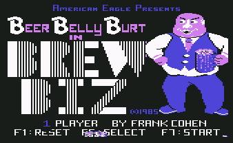 Pantallazo de Beer Belly Burt in Brew Biz para Commodore 64