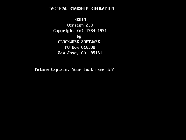 Pantallazo de Begin 2: A Tactical Starship Simulation para PC