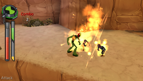 Pantallazo de Ben 10: Alien Force para PSP