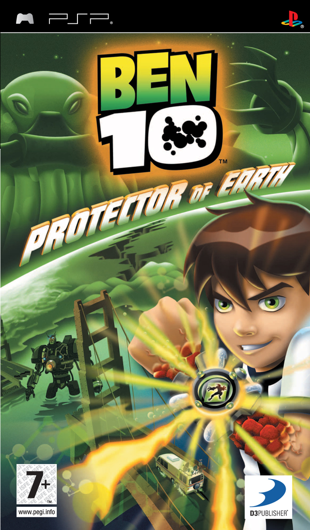 Caratula de Ben 10: Protector Of Earth para PSP