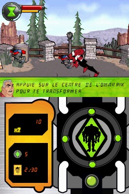 Pantallazo de Ben 10: Protector of Earth para Nintendo DS
