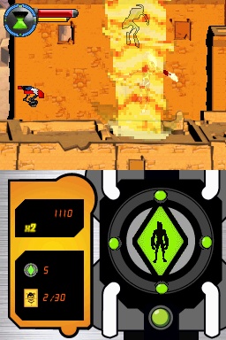 Pantallazo de Ben 10: Protector of Earth para Nintendo DS