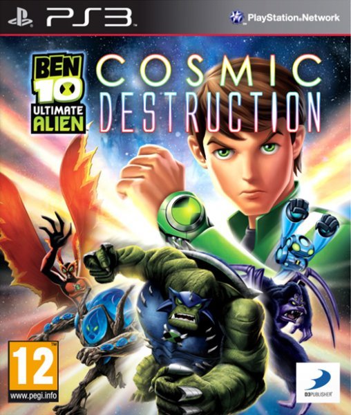 Caratula de Ben 10 Ultimate Alien: Cosmic Destruction para PlayStation 3