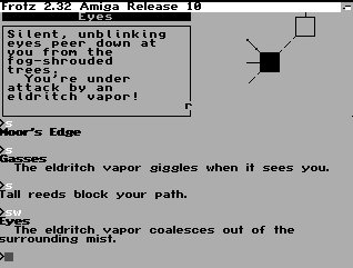 Pantallazo de Beyond Zork: The Coconut Of Quendor para Amiga