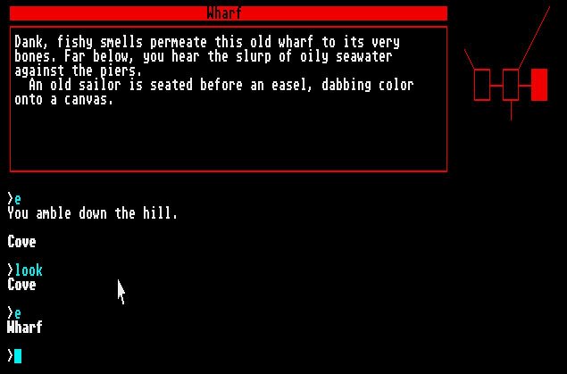 Pantallazo de Beyond Zork: The Coconut of Quendor para Atari ST