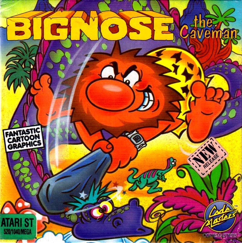 Caratula de Big Nose the Caveman para Atari ST
