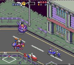 Pantallazo de Biker Mice from Mars (Europa) para Super Nintendo